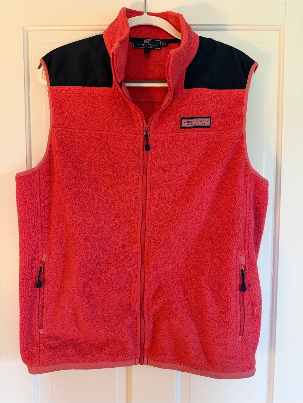 Vineyard Vines Mens Fleece Vest Sz Large